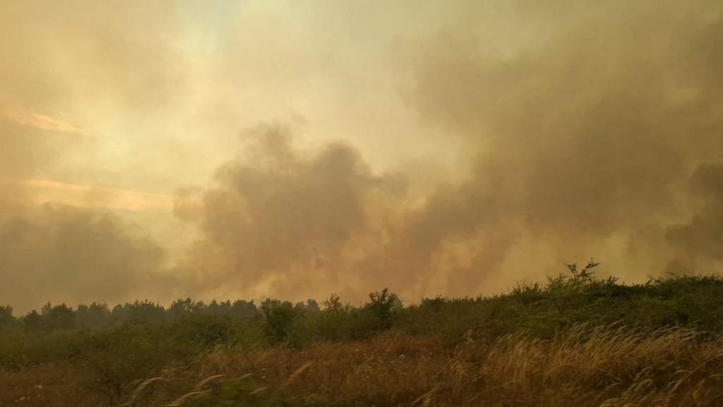 Požari bukte i u opštini Žitorađa – meštani evakuisani (foto-video)