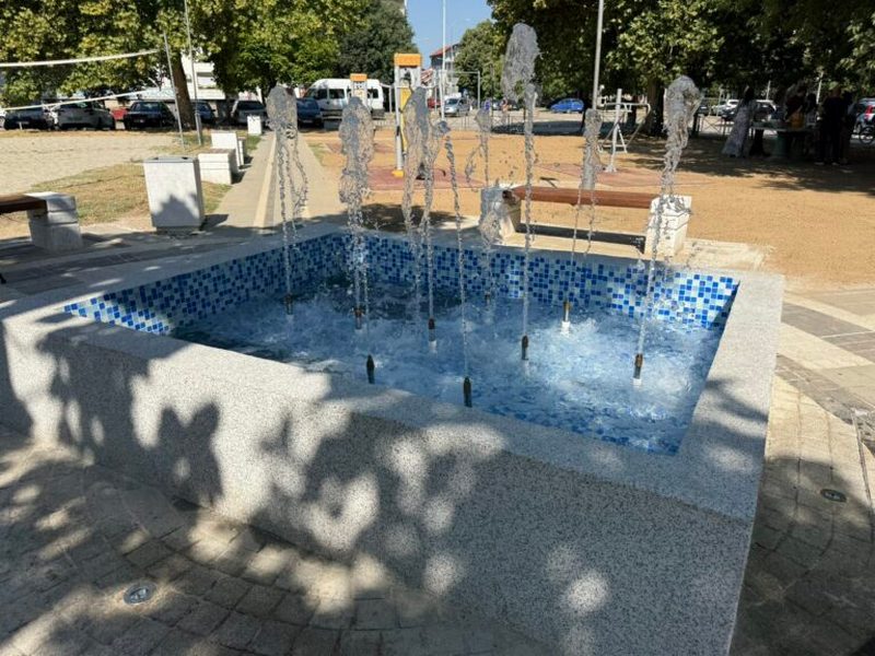 U leskovačkom kvartu Dubočica otvorena nova fontana vredna 7,4 miliona dinara