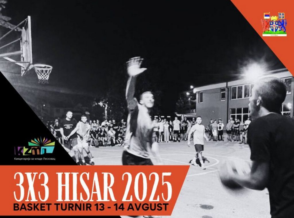 Basket turnir 3×3 u Leskovcu 13 i 14. avgusta, prijave do 12.