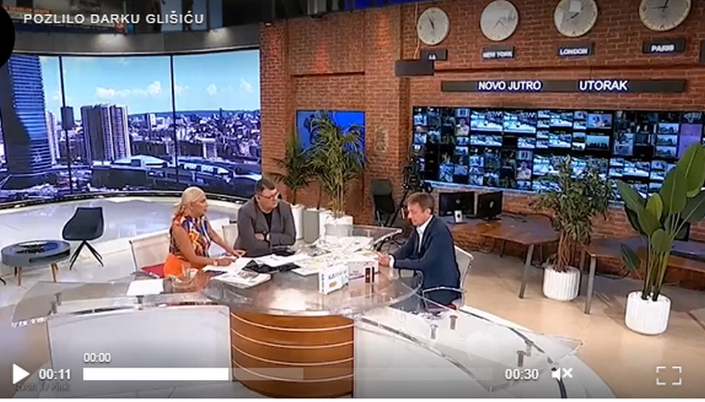 Ministar Glišić doživeo moždani udar usred emisije na „Pinku”
