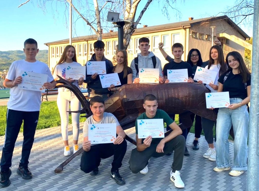 Nacionalne oznake kvaliteta za eTwinning projekte Gimnazije u  Vlasotincu