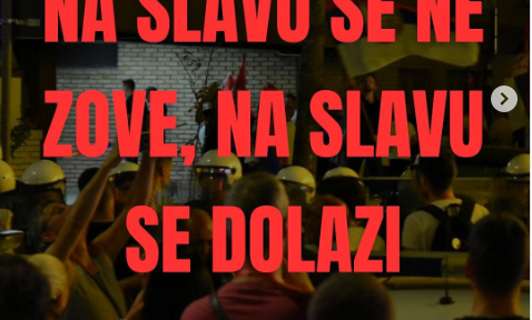 Studenti: Na slavu se ne zove, na slavu se dolazi