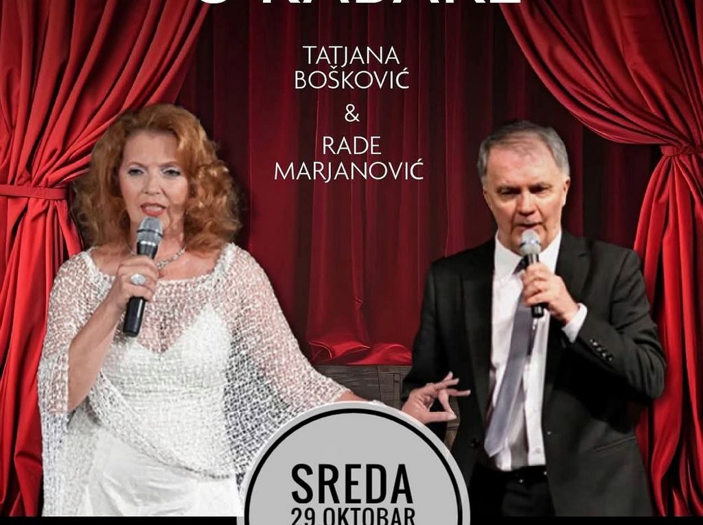 Dobrodošli u kabare Tanje Bošković i Radeta Marjanovića u Narodnom pozorištu Leskovac