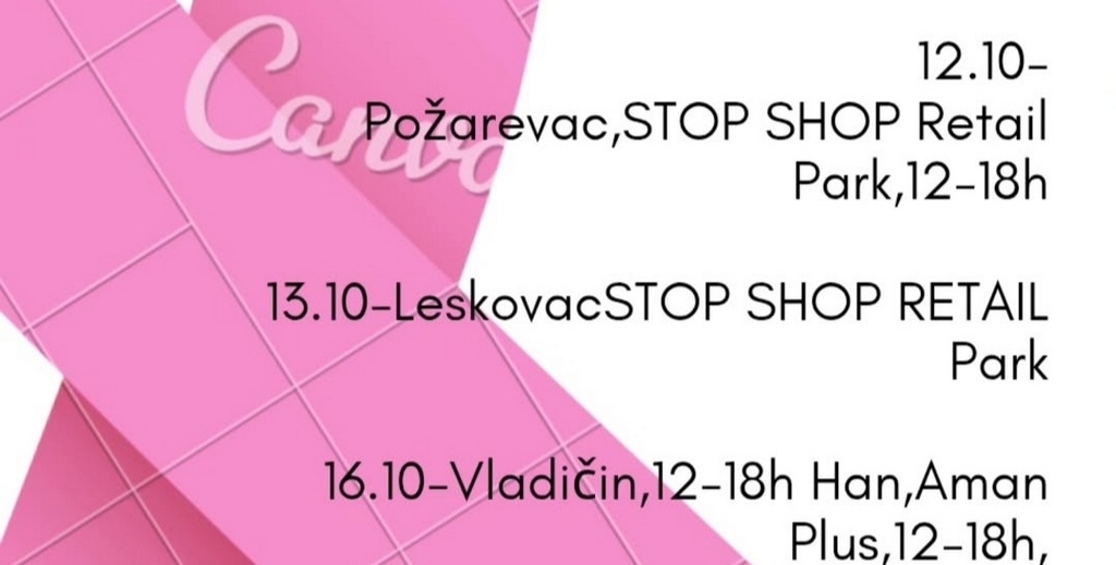 Poziv za besplatan ultrazvučni pregled dojki u Leskovcu: Karavan „Budi hrabra, pregledaj se“ stiže 13. oktobra