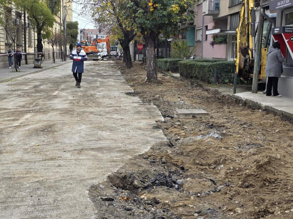 Ulica Pana Đukića u centru Leskovca biće zatvorena četiri meseca zbog radova