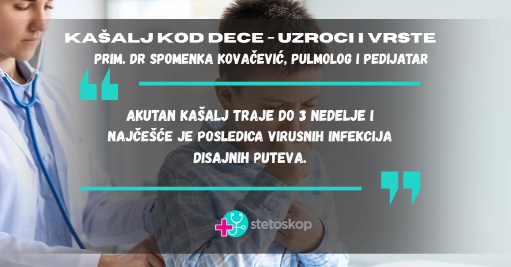Kašalj kod dece – uzroci i vrste
