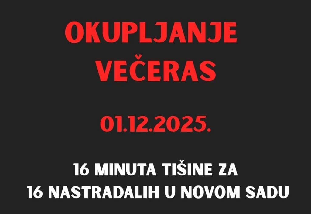 Studenti Tehnološkog fakulteta u Leskovcu odaće večeras poštu nastradalima