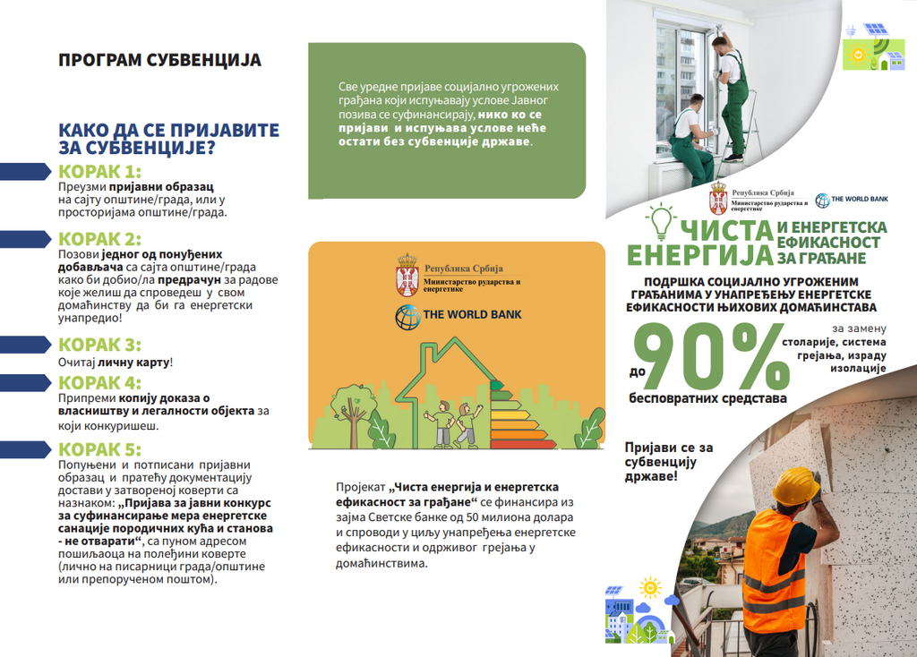 U Vlasotincu sutra info dan o subvencijama za energetsku efikasnost