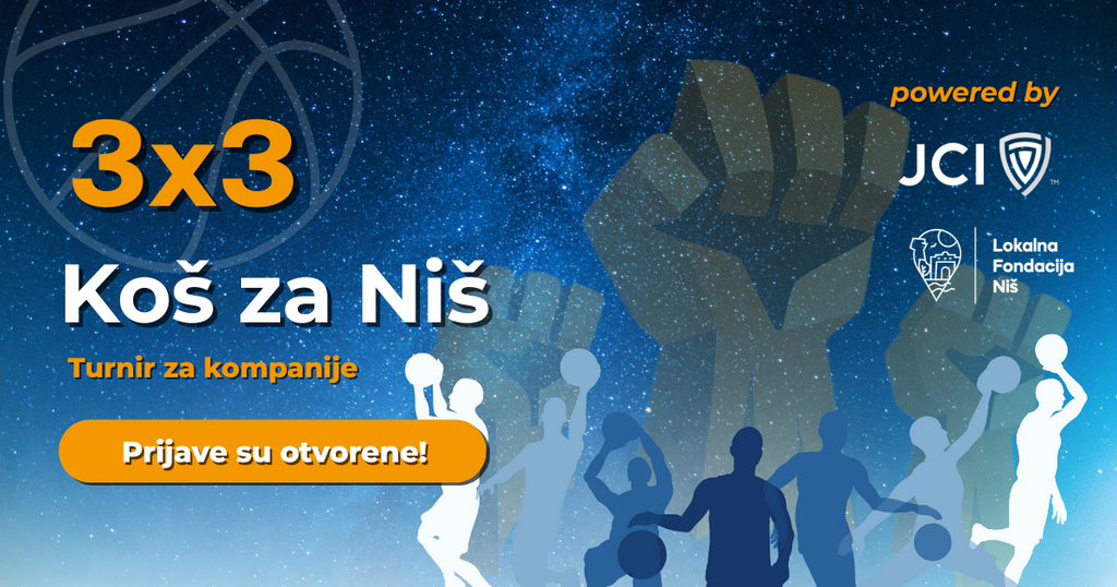 Otvorene prijave za basket turnir 3×3 Koš za Niš 2026