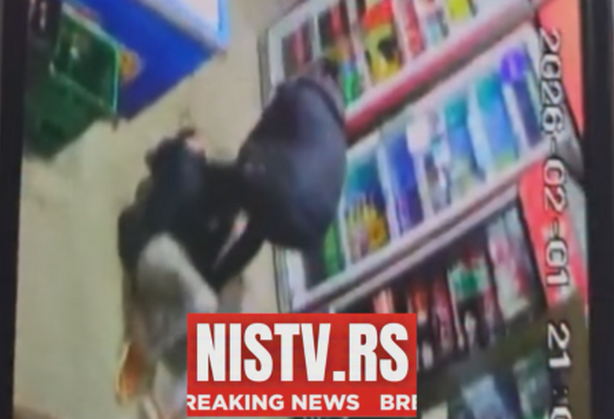 Gradonačelnik Niša sprečio pljačku prodavnice (video)