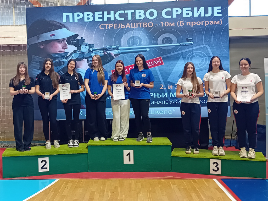 Streljački klub “GT” iz Leskovca državni prvak za kadete