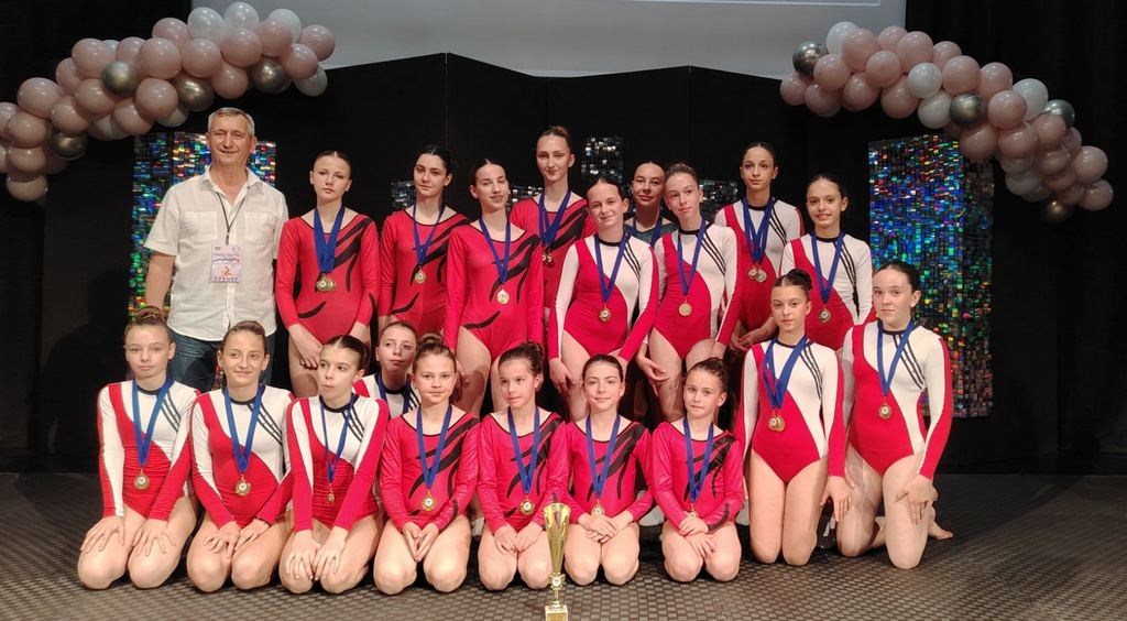 Ekipa GK Kolut osvojila 26 medalja na takmičenju u aerobnoj gimnastici