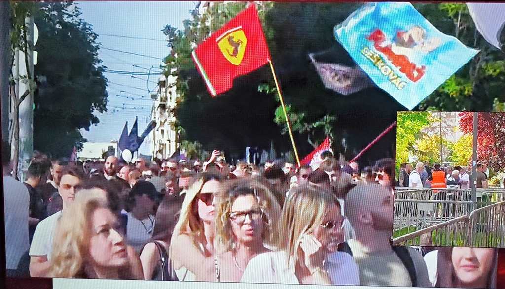 Na protestu u Beogradu i studenti iz Leskovca
