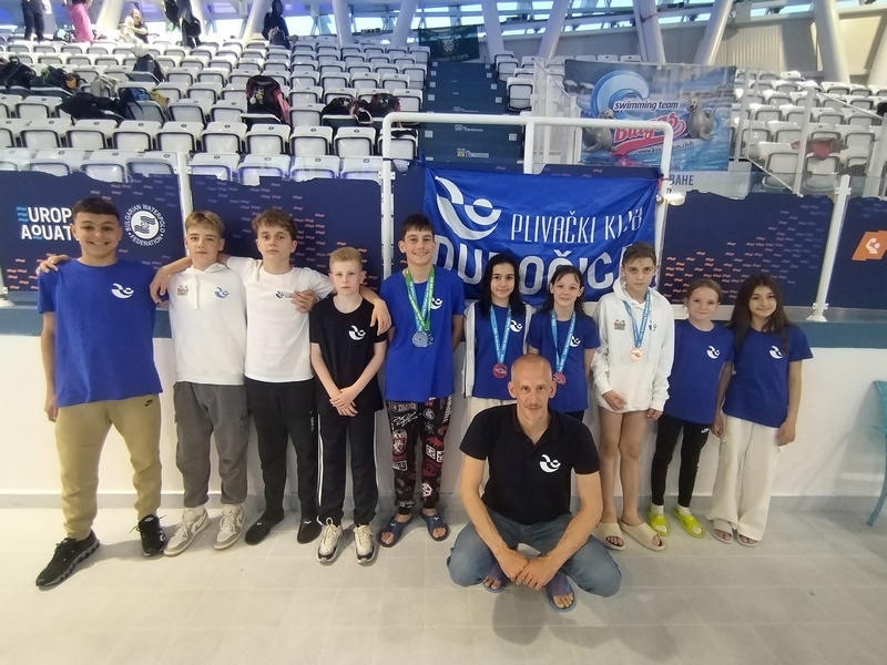 Plivači Dubočice uspešni u Burgasu – medalje i ekipno treće mesto