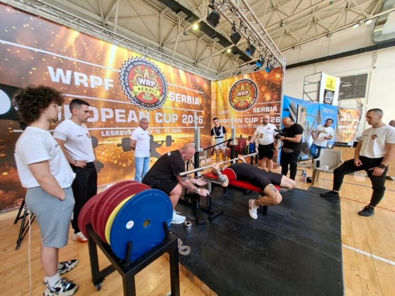 U Leskovcu Evropski kup u powerliftingu, 150 takmičara iz 15 zemalja