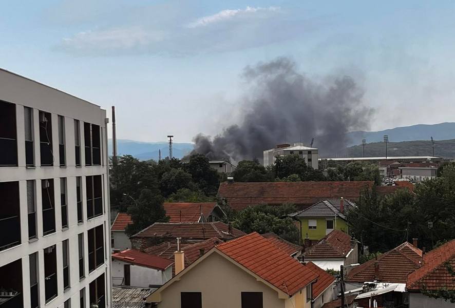 U leskovačkoj fabrici „Mladost“ goreo magacin
