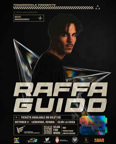 TomorrowLE Festival obeležava 10 godina uz svetsku afro house zvezdu Raffa Guido