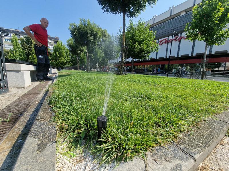 Vandali oštetili sistem za navodnjavanje na Gradskom trgu, biće pojačan nadzor