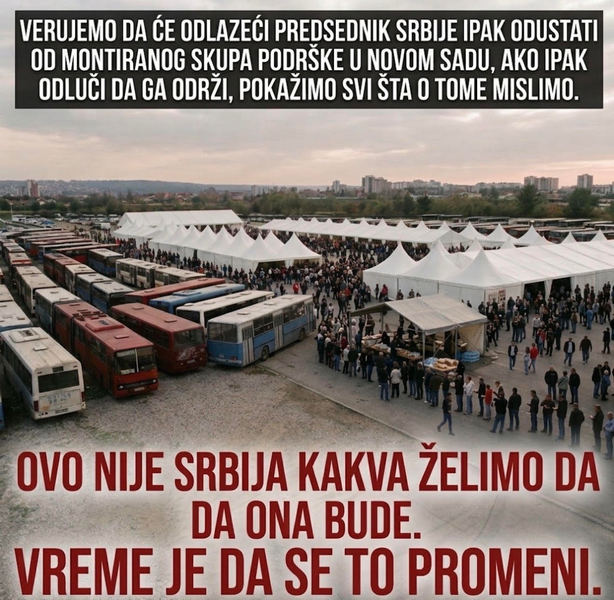 Leskovački antirežimski front podseća na tragediju pod nadstrešnicom i na odlazak u Novi Sad