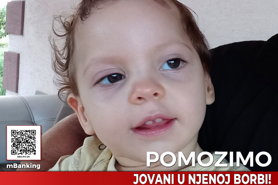 Jovana Milošević ne sedi, ne govori i ne hoda, pomozimo joj da dobije priliku za napredak
