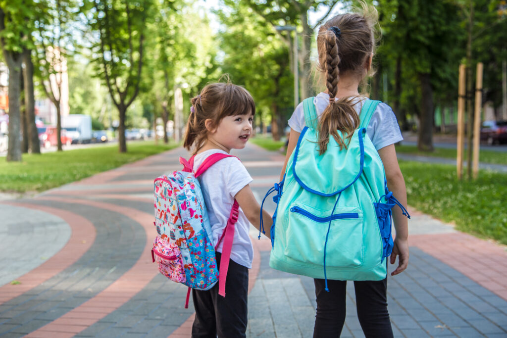 Back to school education concept with girl kids, elementary students, carrying backpacks going to class on school first day holding hand in hand together walking up building stair happily SSUCv3H4sIAAAAAAAEAJ2Ry27DIBBF95X6DxZrW4ofNHJ/JepiDBMbhUAEuFUU+d87GFOx7o45l3ncmdf7W1WxCbwS7LN6xYhipfXqg4OgrCF8qg/u0Eh0JUGpgnUKdAknCGIxcEeCZtU64m0XmQ8QVo8+NjuQgIAz1Ujwr0Sa6JLiKgu7SBkkMVYXzK/TzjLa6n9npsdXdgMzGvHcBy6MONQIycglfWW3n4DuXlqDVSpbuPq2AnT80BeVHk4JZeYizYZl33JOE3Y1wcURWNeOeXimrX3ApOOWr1QWM1/Ae8qQmRe9BJ3V3otWxobdw7ESJukYMWz77sT5uR15/8E5H/jRlg5oxU3J0mW66aJIcs+CqzgBO+PUyY73TTsI2Qycj80kR2hGgNNVnnEYRkG7334Bl4oRe4oCAAA=