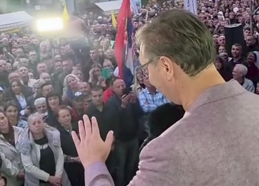 Vučić i u Vranju najavio poseban program za pet okruga jugu Srbije ako SNS pobedi na izborima